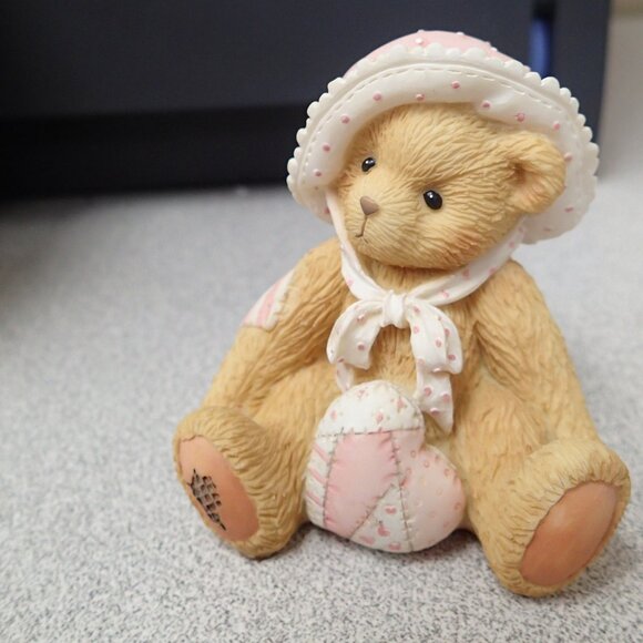 Cherished Teddies Be Mine February Bear Figurine - Picture 1 of 7